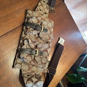 Coach waist money pouch.